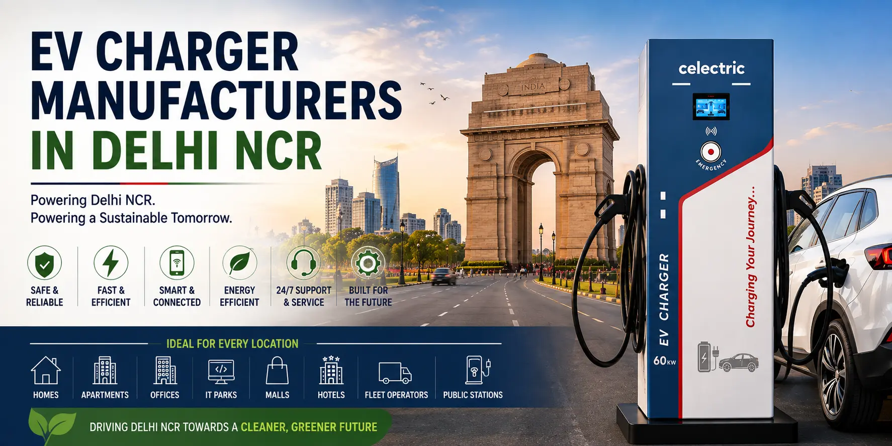 EV Charger Manufacturers in Delhi NCR