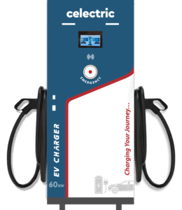 Explore the advantages, working, and business potential of a 60kW EV charger by Celectric Mobility. Fast charging, high ROI, and ideal for commercial EV stations.