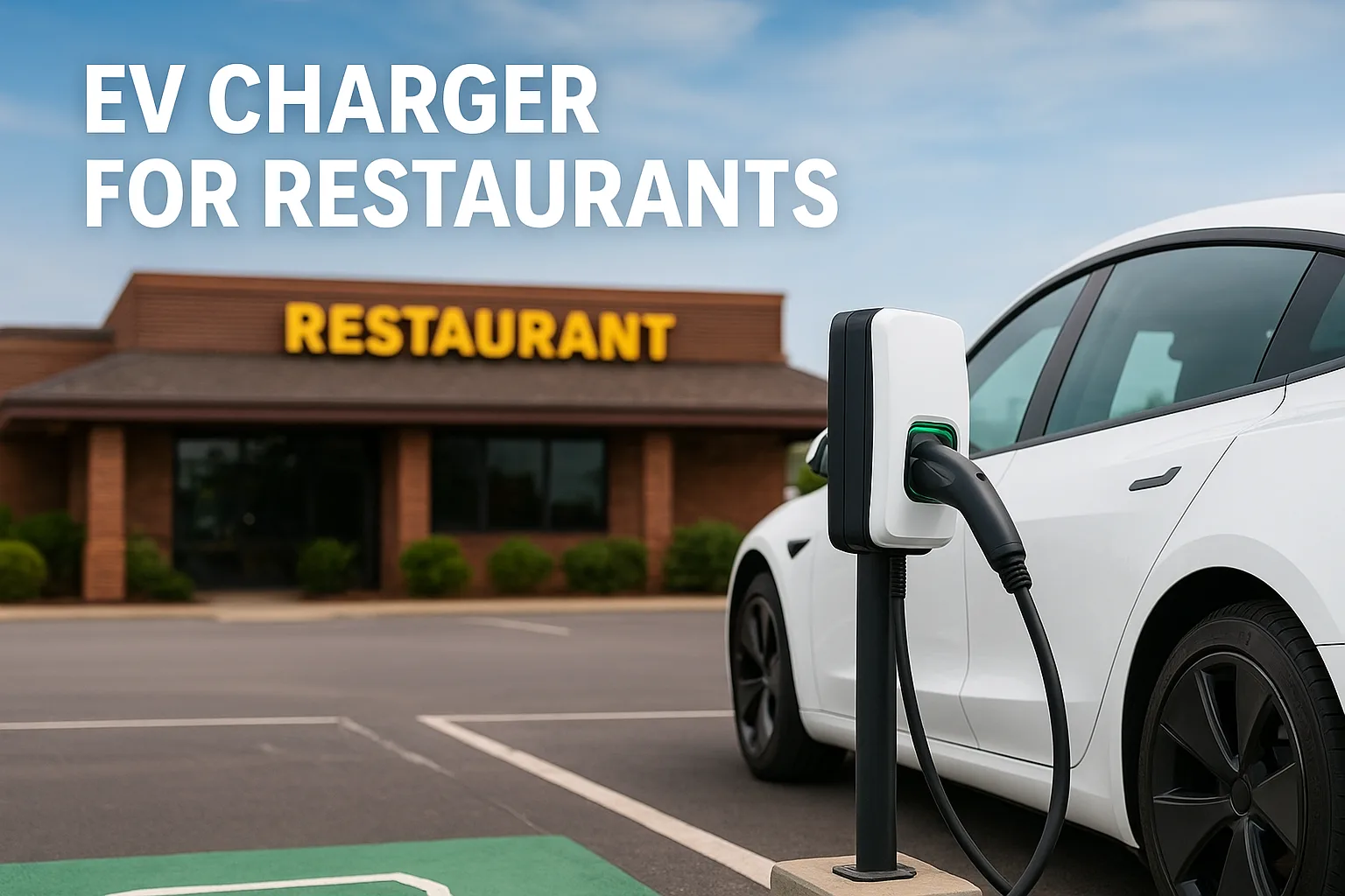 Install an EV charger for restaurants to attract EV customers, increase dwell time, boost revenue, and build a future-ready dining brand.