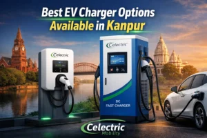 Discover the best EV charger options available in Kanpur with Celectric Mobility’s AC & DC chargers built for homes, businesses and public charging.