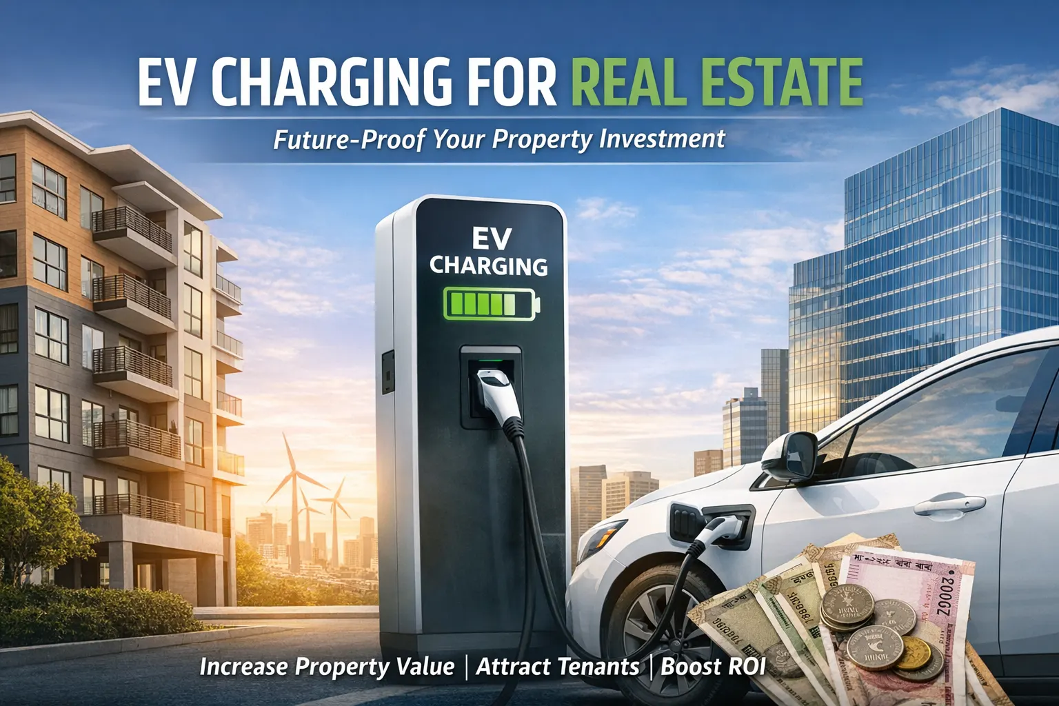 Discover how EV charging for real estate increases property value, attracts tenants, and boosts ROI. A complete guide for developers and decision-makers.