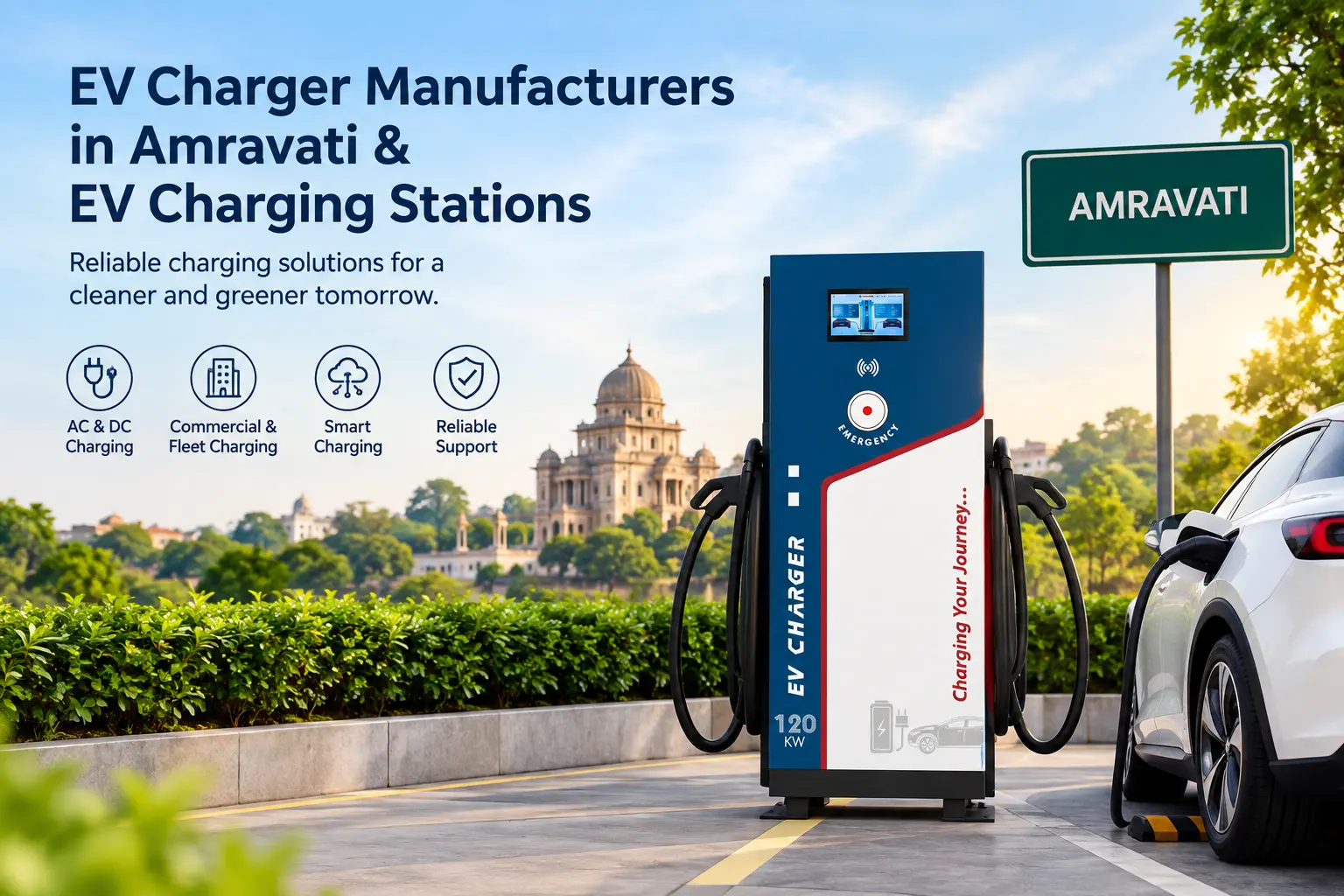 EV Charger Manufacturers in Amravati and EV Charging Stations